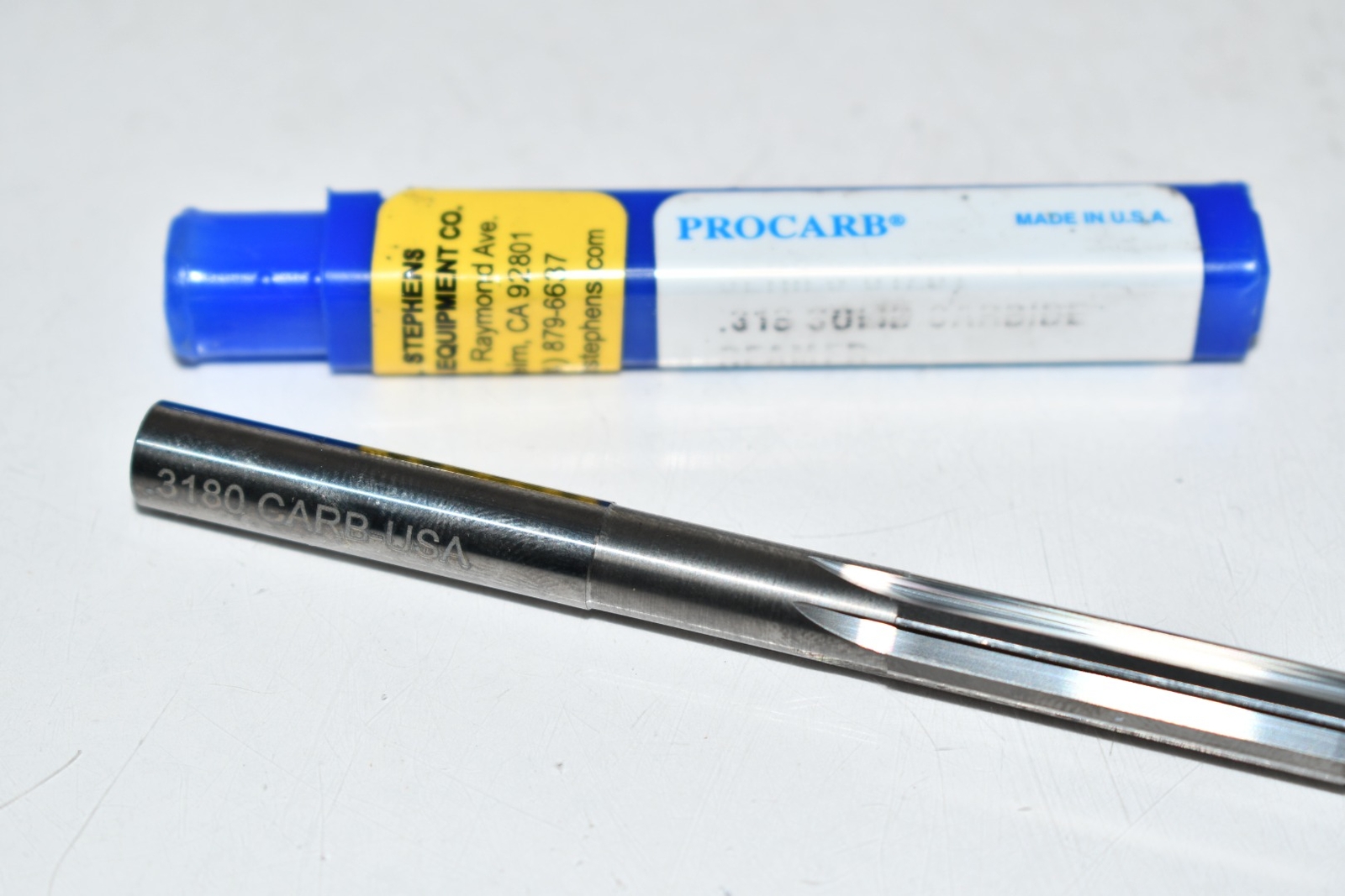 NEW Procarb Series 01201 .3180\'\' Solid Carbide Reamer Cutter Tool USA 
