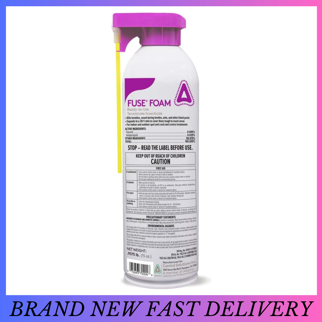 Control Solutions Inc. 82770008 Fuse Foam Ready-to-Use Termiticide/Insecticide Control Solutions Inc. 82770008 Fuse Foam Ready-to-Use Termiticide/Insecticide