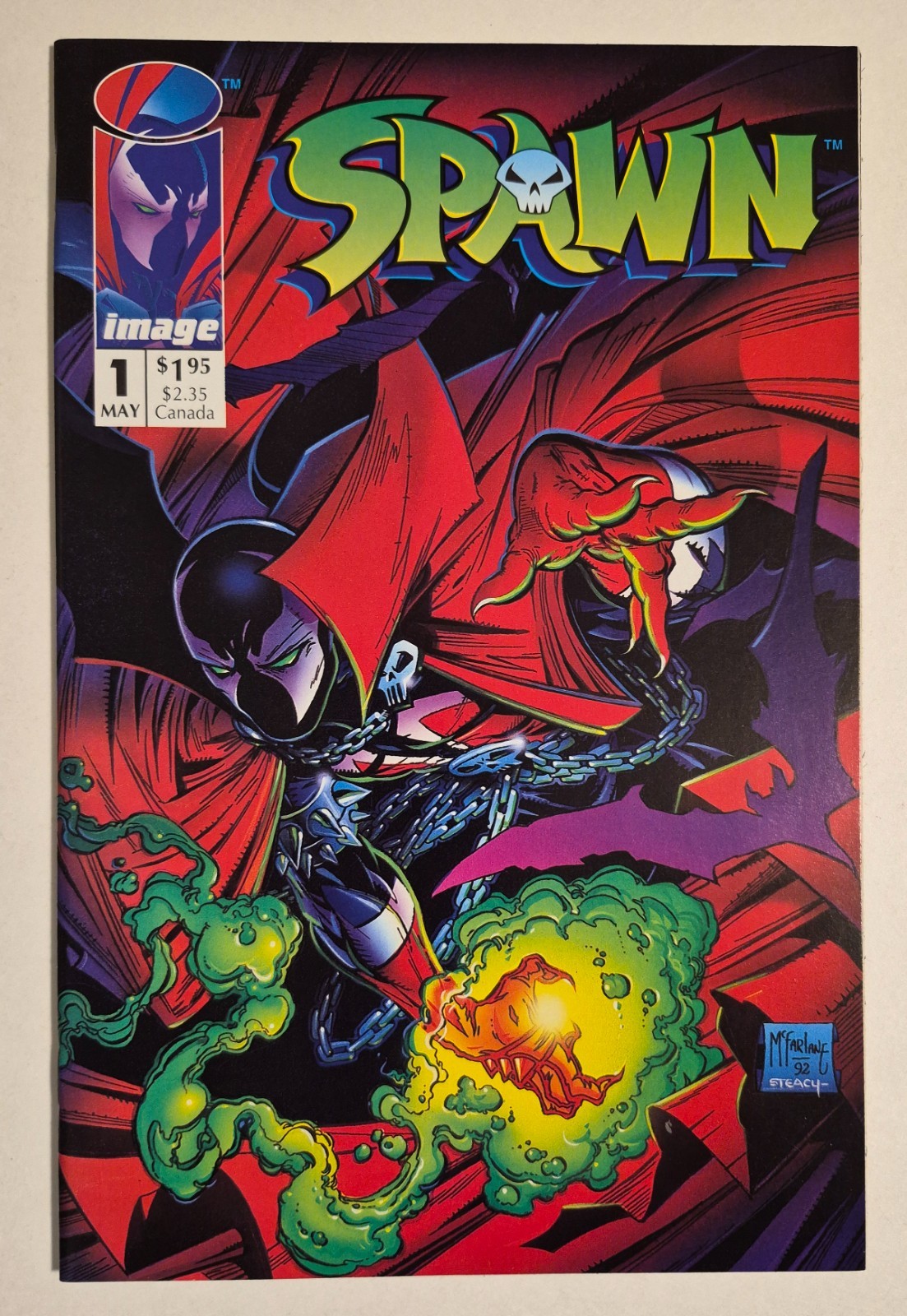 Spawn #1 (1992, Image) VF Todd McFarlane 1st Print