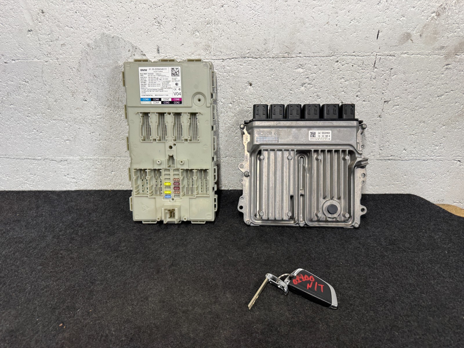 TESTED✅ 17-20 BMW G30 540i B58 3.0 ECU DME BCM BDC V04 + KEY COMPLETE SET ✅ OEM