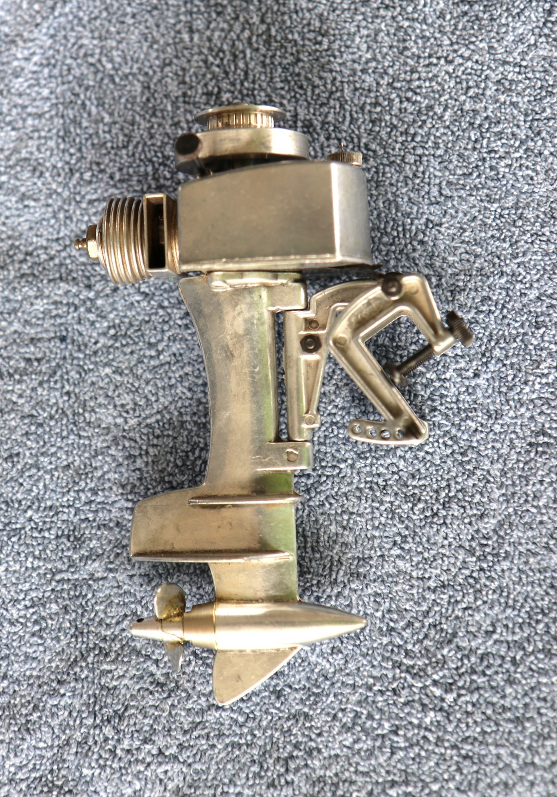 Vintage Sea Fury Model Boat Outboard Engine