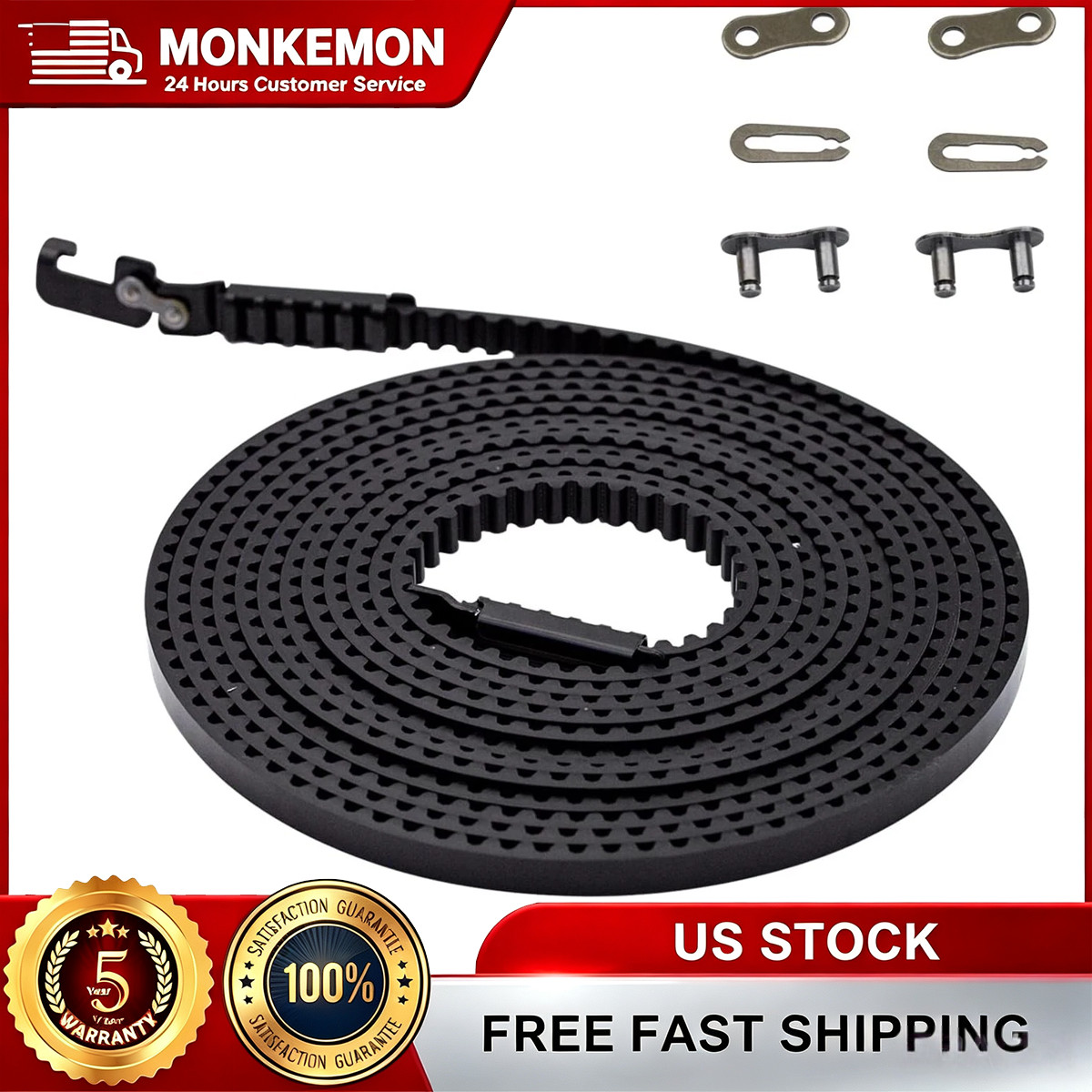 New 41A5434-13 Belt 8 Ft Door For Chamberlain/Liftmaster Garage Door Openers