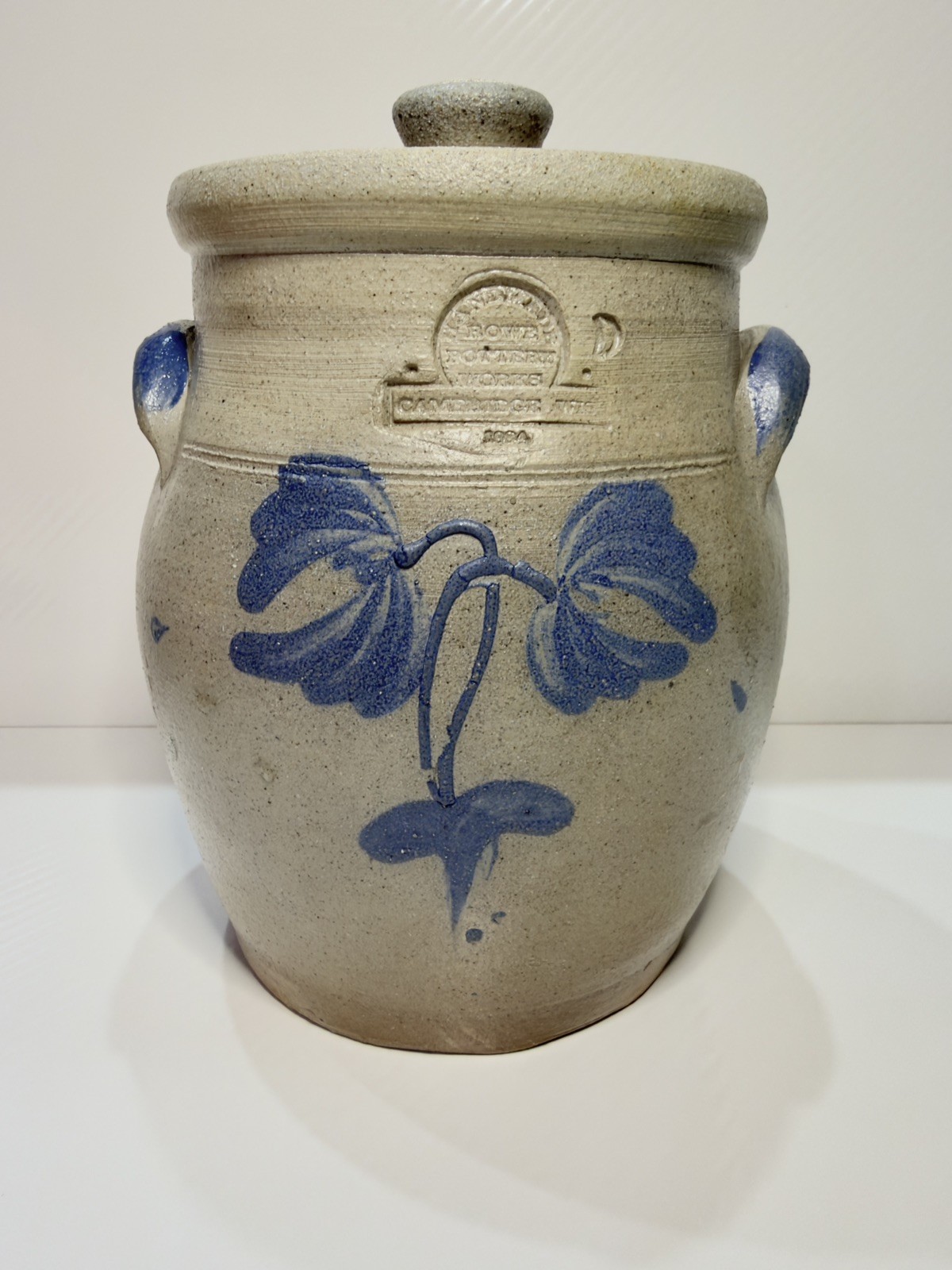 Vintage Rowe Pottery Works Stoneware Crock Cambridge Wis 1984