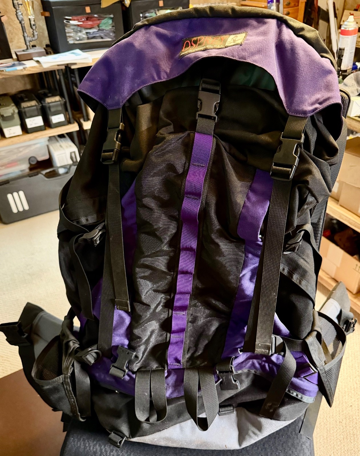 Vintage 1993 Osprey Xenith Internal Frame Pack ~ USA Made ~ Size Large