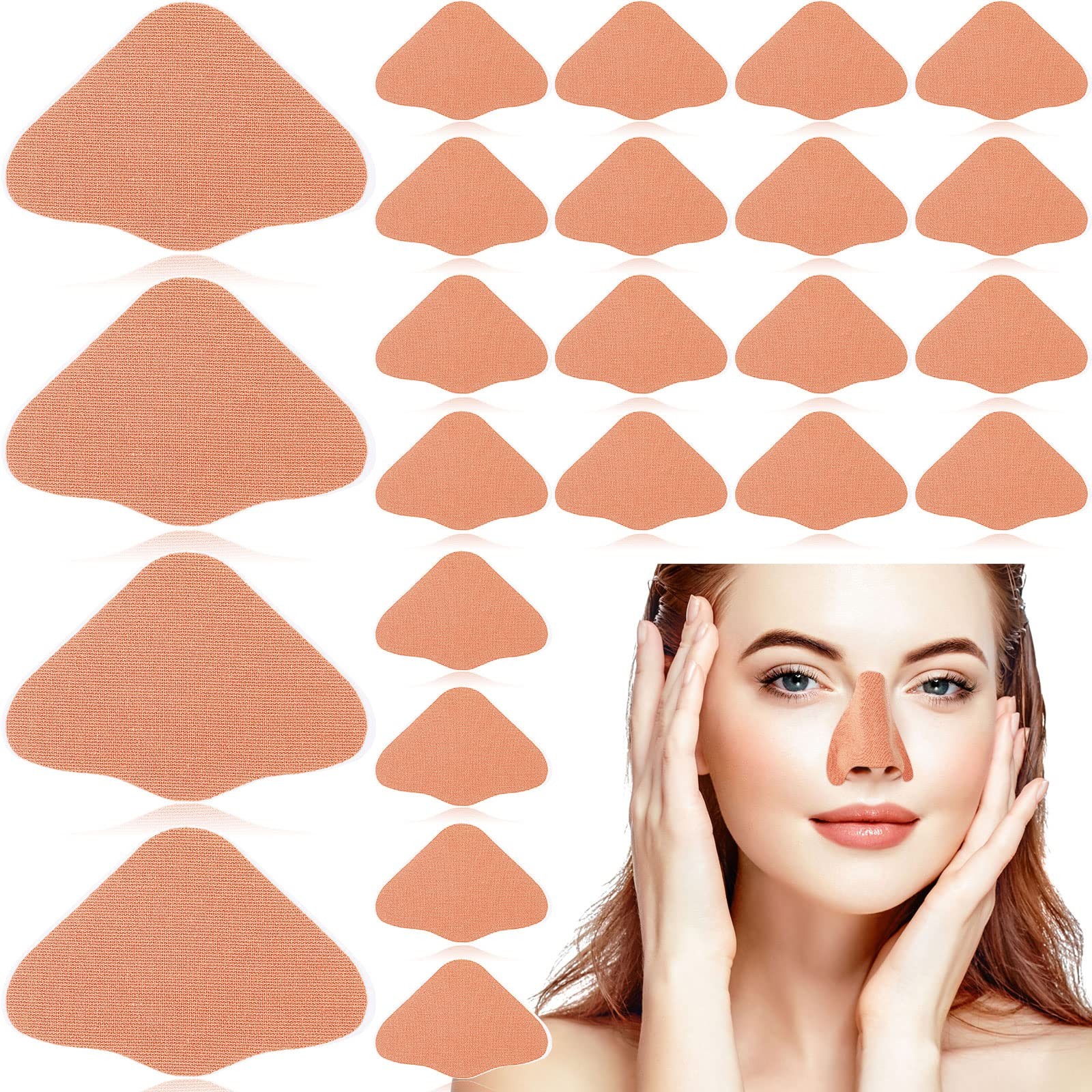 Zhengmy 24 Set Sun protection Nose Cover Patch 1 Count (Pack of 24), Beige Zhengmy 24 Set Sun protection Nose Cover Patch 1 Count (Pack of 24), Beige