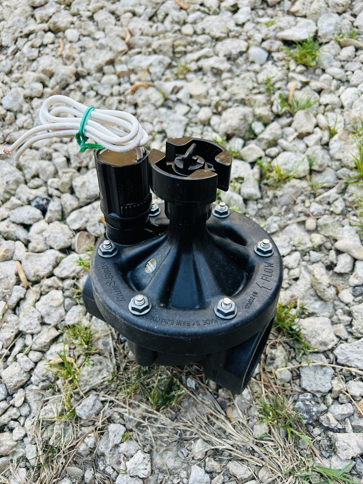 (2)  200PEB - 2 in. Inlet Inline Plastic Industrial Irrigation Valve Rain bird 