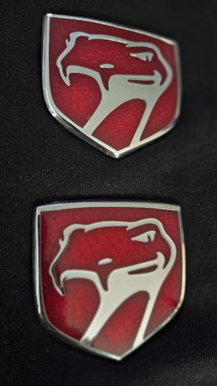 Dodge Viper Complete Set. Hood Badge And Decklid (Rare Matching Set)