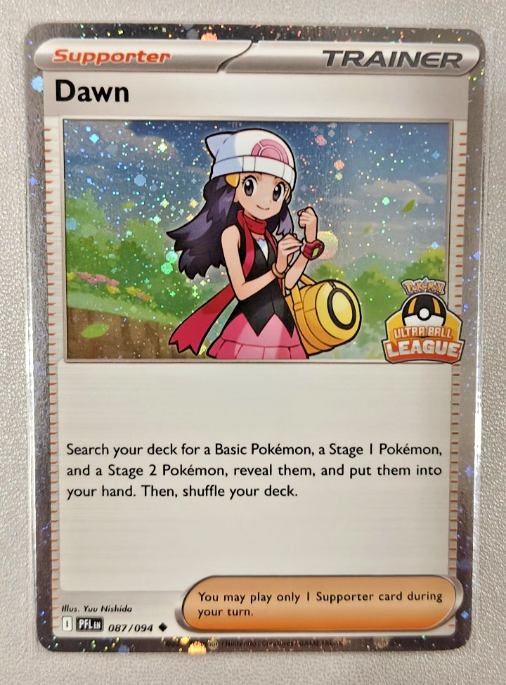 Dawn Ultra Ball League 087/094 Asia Exclusive Stamped Promo Pokemon Dawn Ultra Ball League 087/094 Asia Exclusive Stamped Promo Pokemon
