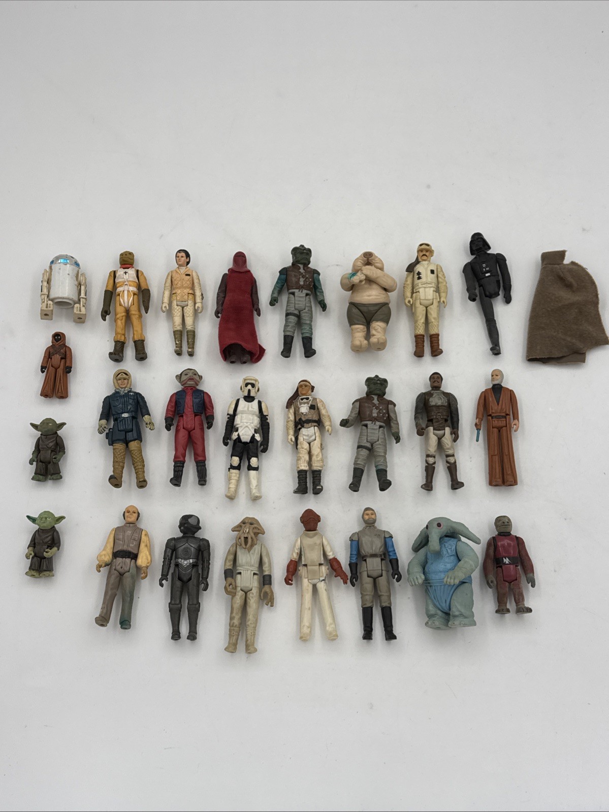 Lot 25 Vintage Star Wars Figures 1977-83 Kenner Original Rare Figures