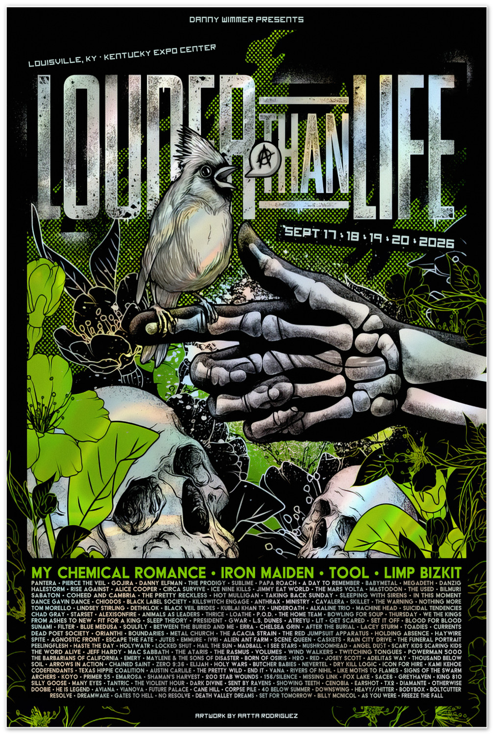Louder Than Life 2026 Festival Lineup Poster