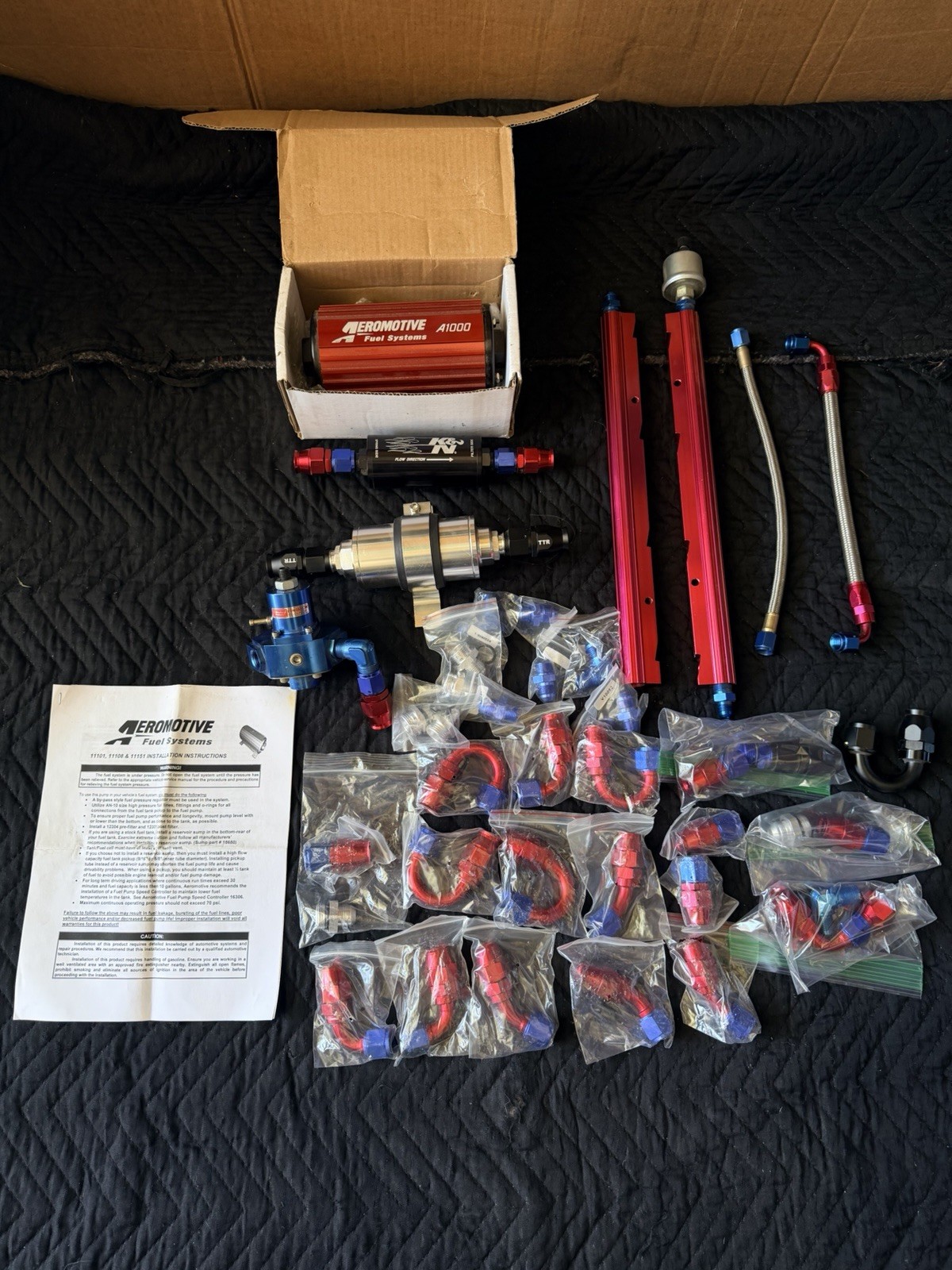 Aeromotive A1000 LS1/LS6 Fuel System Kit With Fuel Rails Aeromotive A1000 LS1/LS6 Fuel System Kit With Fuel Rails