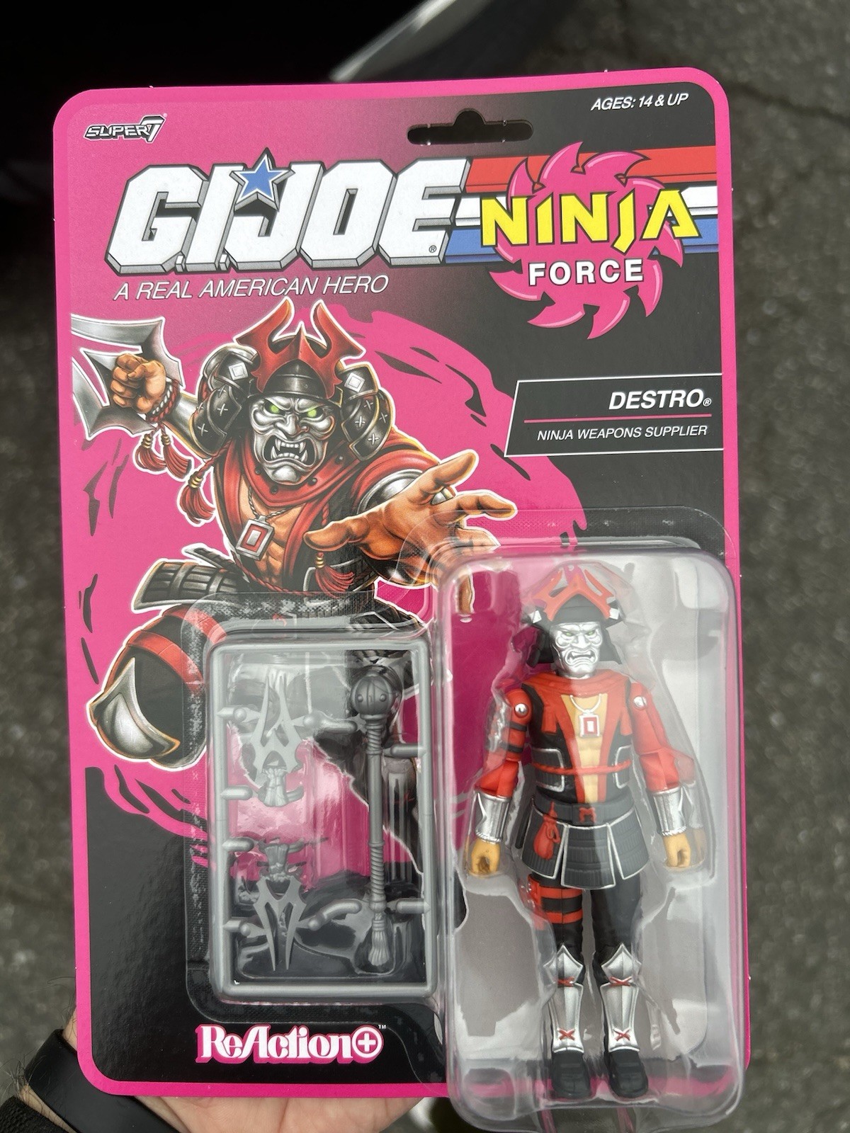 Super7 GI Joe Reaction Ninja Force DESTRO 3.75\