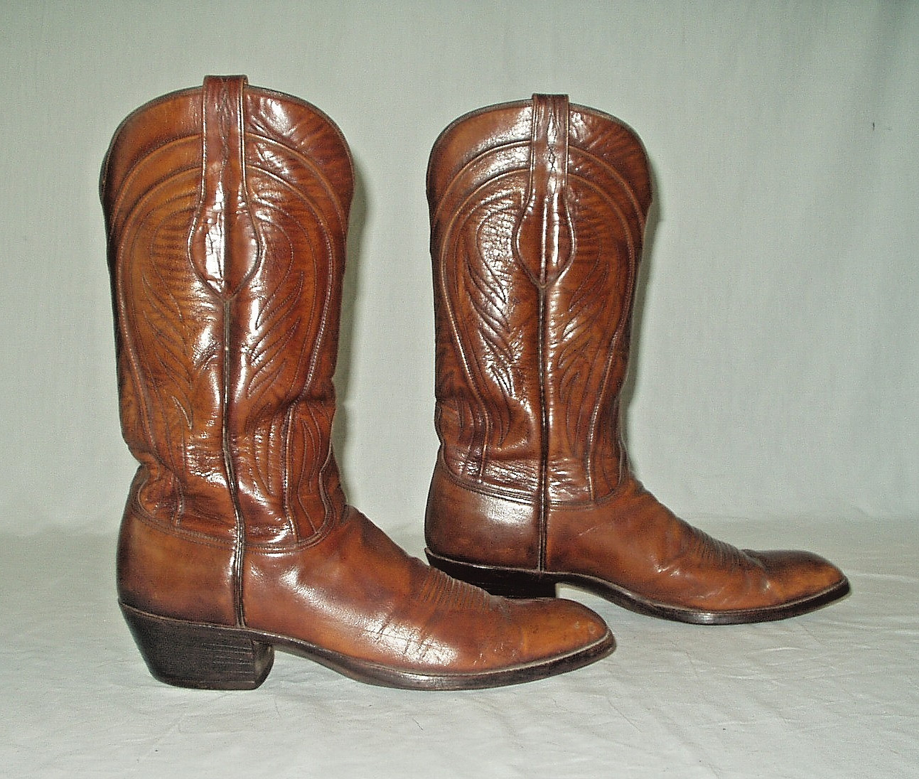 Vintage LUCCHESE Cowboy Western Boots Size 11A Men\'s Brown *San Antonio* Boot Vintage LUCCHESE Cowboy Western Boots Size 11A Men\'s Brown *San Antonio* Boot
