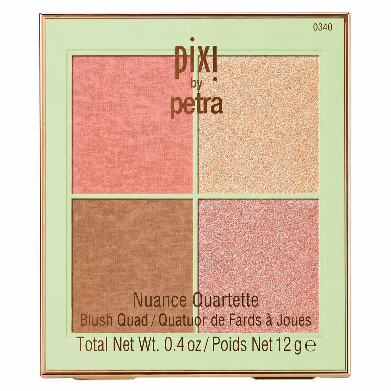 Pixi by Petra Nuance Quartette Blush Quad - Honey Nectar 0.4 oz