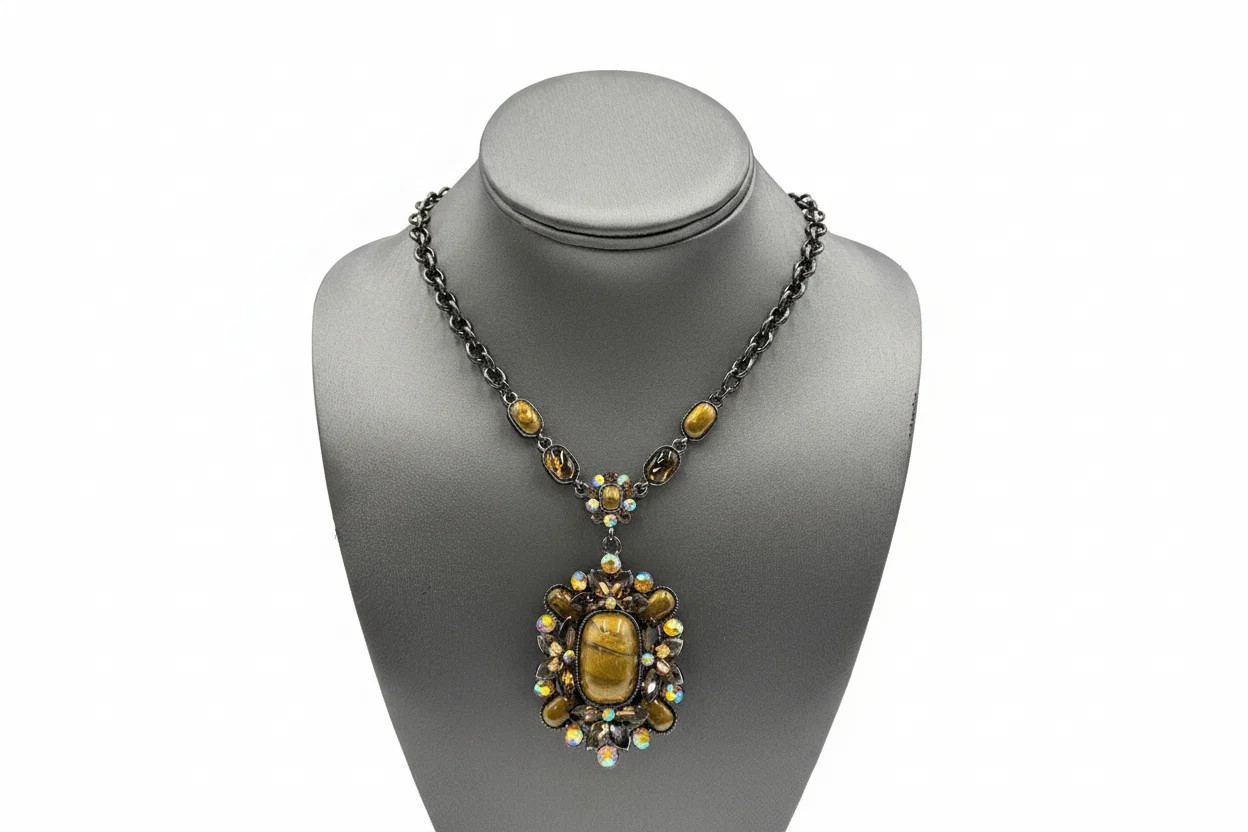LOGO Links by Lori Goldstein Juliet Multicolor Pendant Necklace, 16\