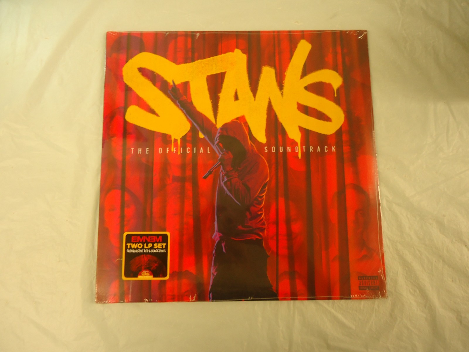 Eminem \'STANS Soundtrack LP (2026) NEW Red Vinyl Shrink Wrap Tear