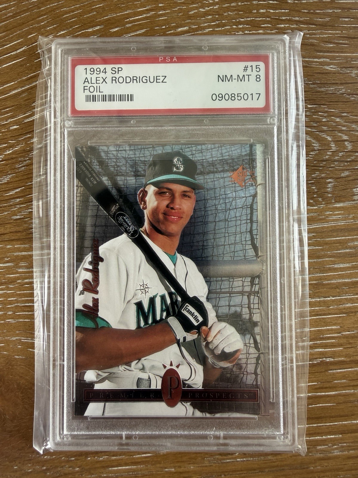 1994 UPPER DECK SP #15 ALEX RODRIGUEZ RC - PSA 8 1994 UPPER DECK SP #15 ALEX RODRIGUEZ RC - PSA 8