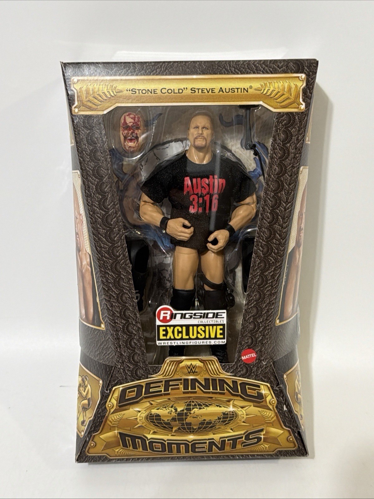 Bloody Stone Cold Steve Austin (WM13) - WWE Defining Moments    Wrestling Figure