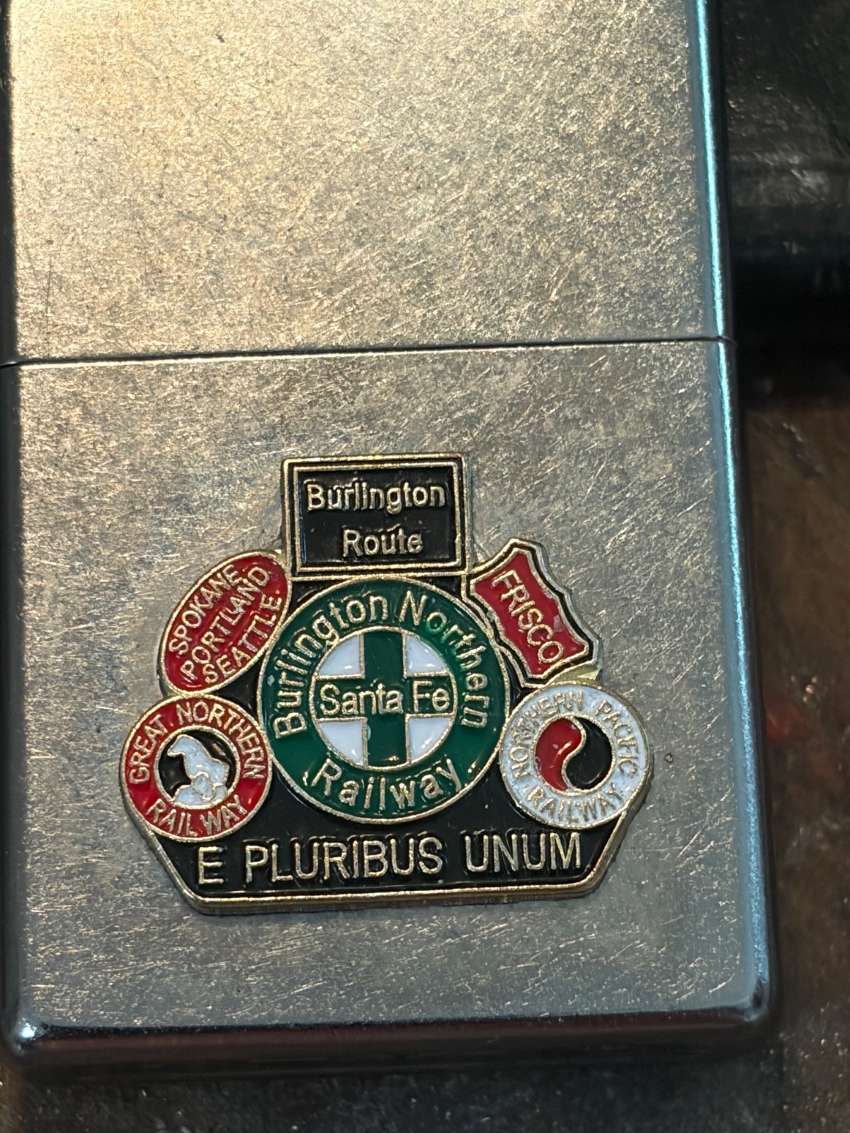 Zippo Lighter Burlington Northern Companies Zippo Lighter Burlington Northern Companies