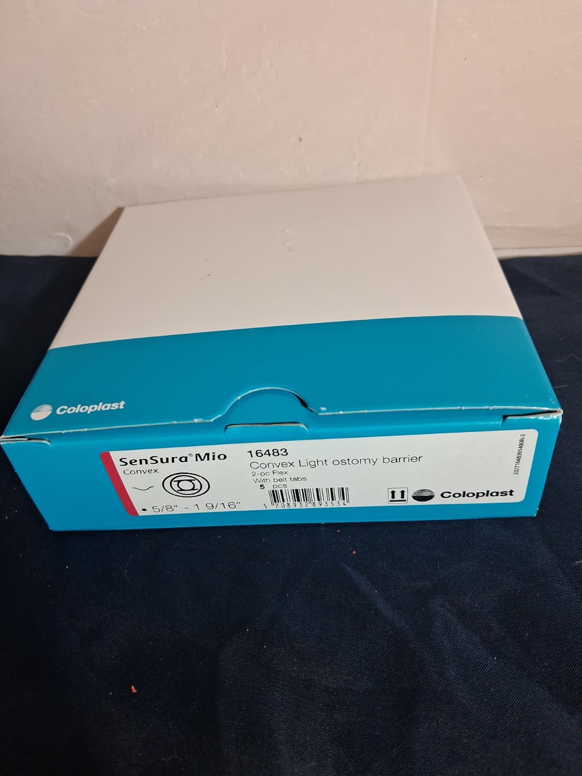 Coloplast 16483 -Mio Flex Two-Piece Ostomy Skin Barrier, 1 Box  EXP 09-25-2025