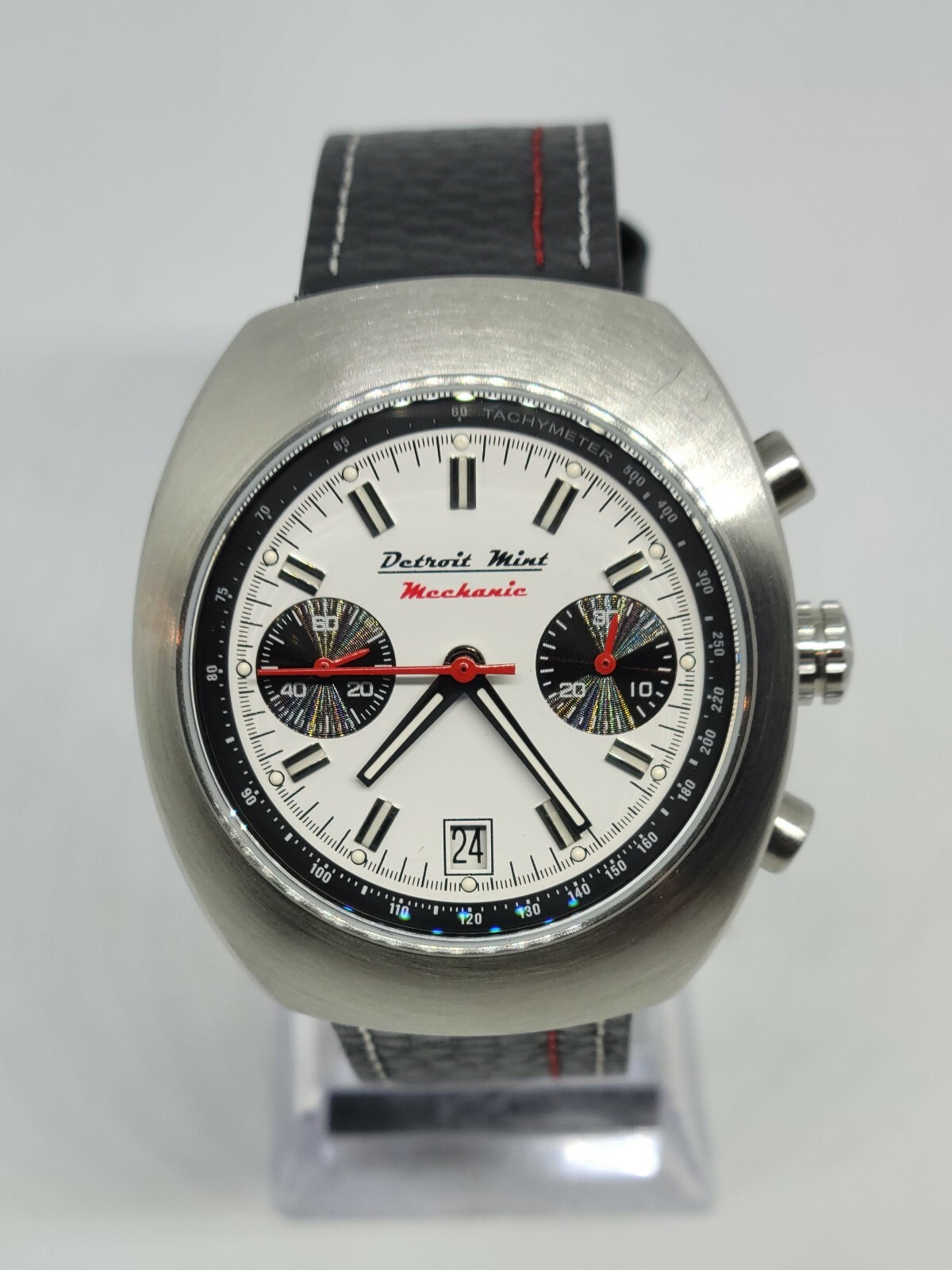 Detroit Mint Mechanic Montreal Automatic Chronograph White Panda