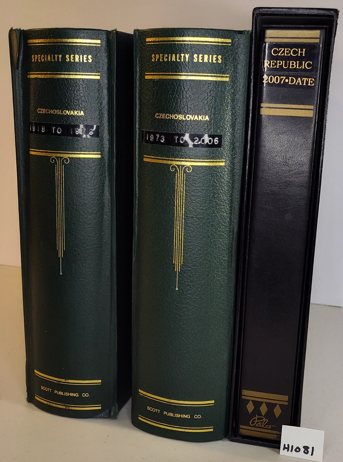 AtoZ. 3 Vol Czech Album in 2 SCOTT & 1 Palo Binders 1918-2014 W/BOB. (See Desc.)