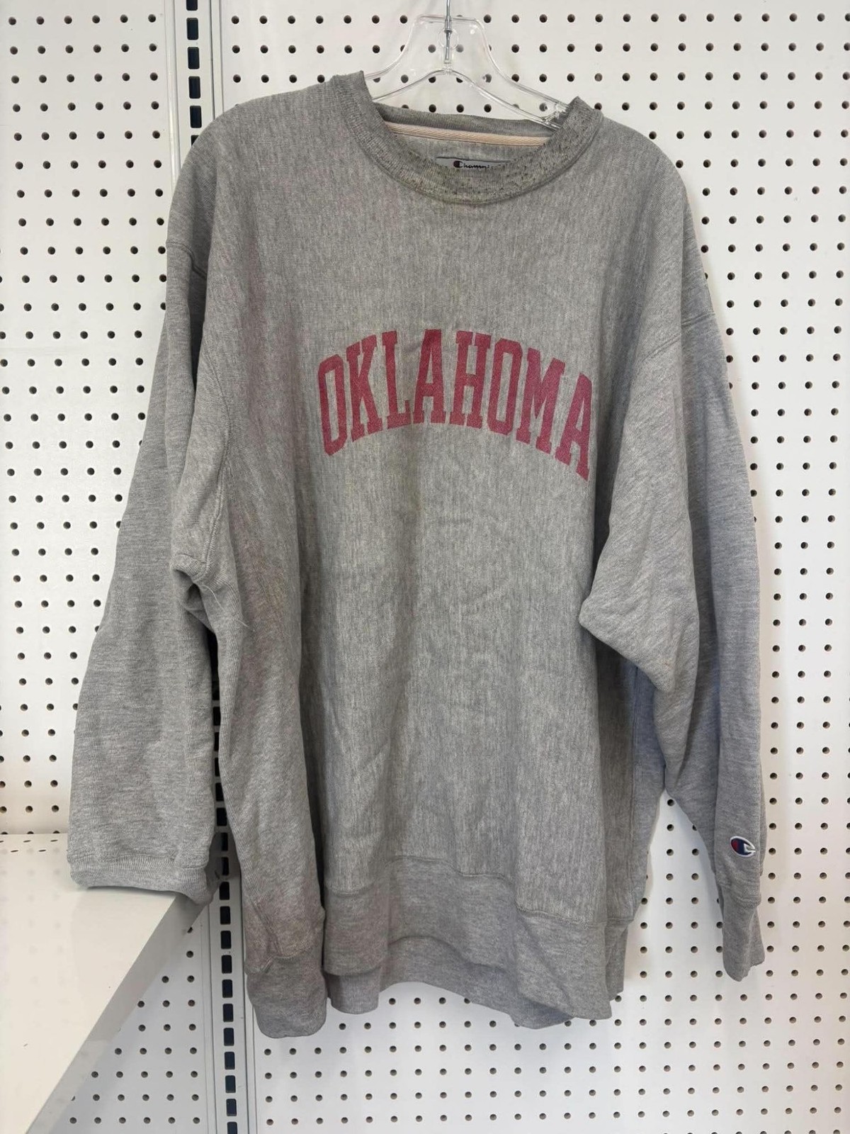 Champion Reverse Weave Gray Oklahoma Sweatshirt XXL Made In Mexico Champion Reverse Weave Gray Oklahoma Sweatshirt XXL Made In Mexico