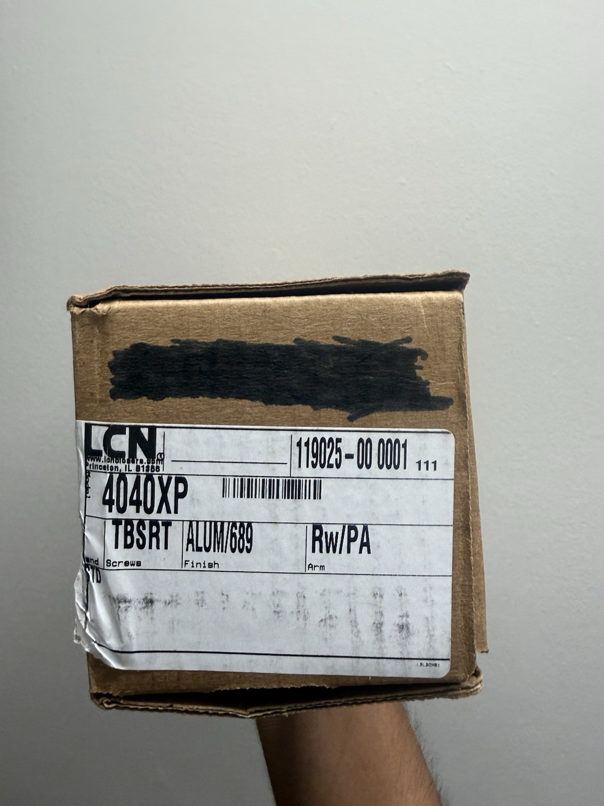 LCN 4040XP TBSRT ALUMINUM/689 RW/PA LCN 4040XP TBSRT ALUMINUM/689 RW/PA