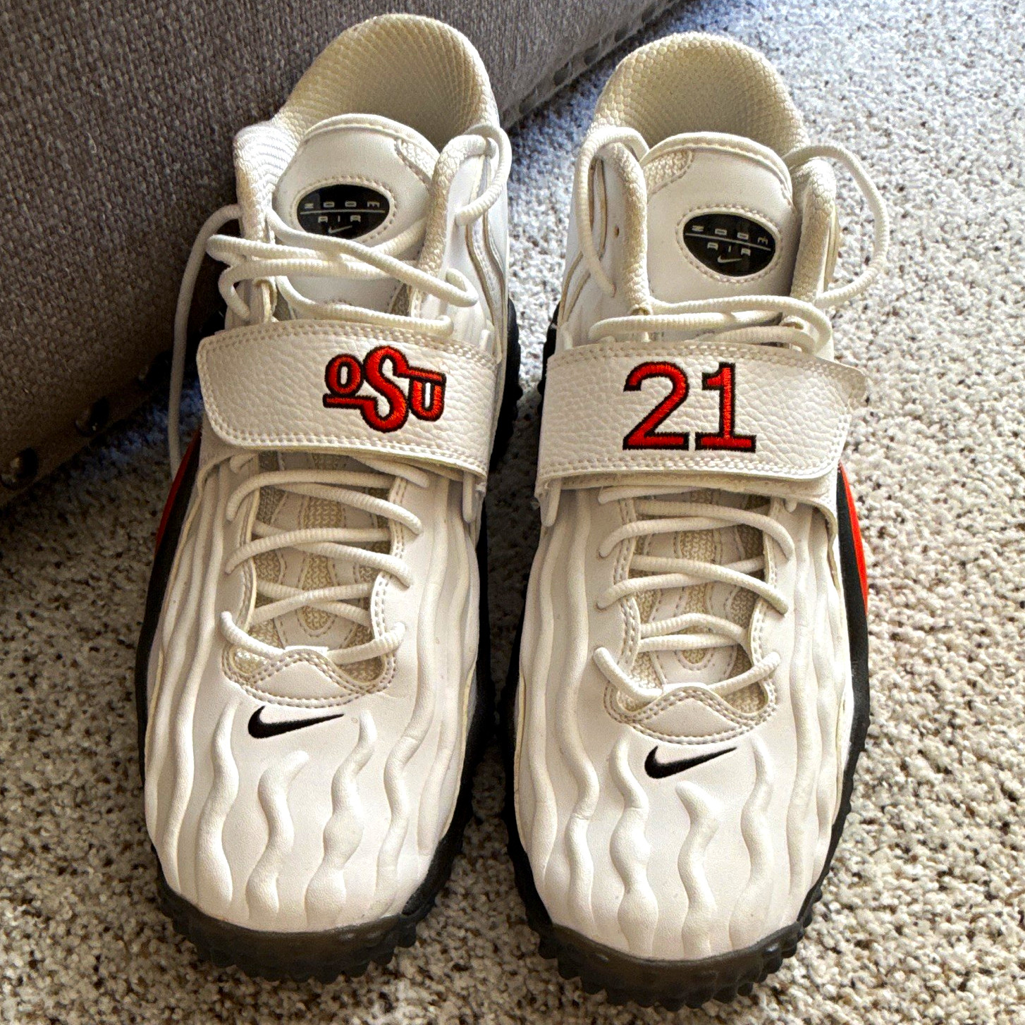 Nike Air Zoom Turf Jet 97 Barry Sanders OSU CD7435-108 Men’s Size 11.5