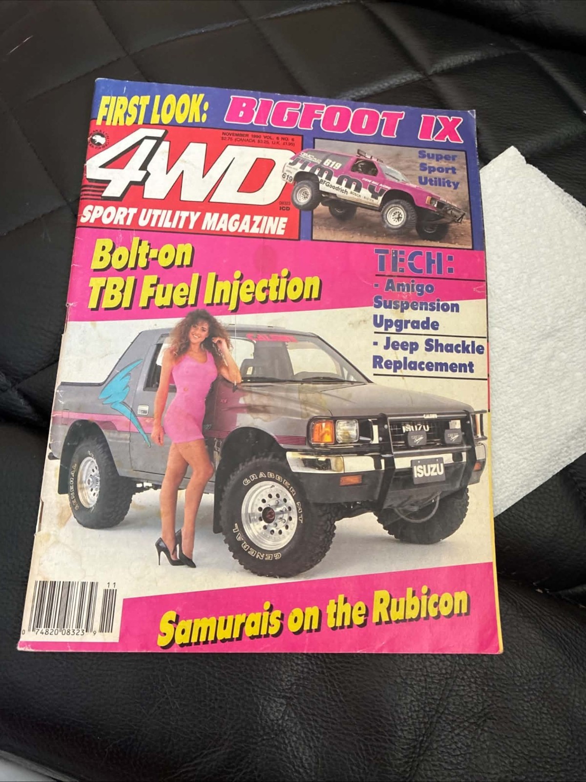 RARE Vintage 1990 4WD Off Road Bigfoot 4x4 Monster Jam Truck Magazine