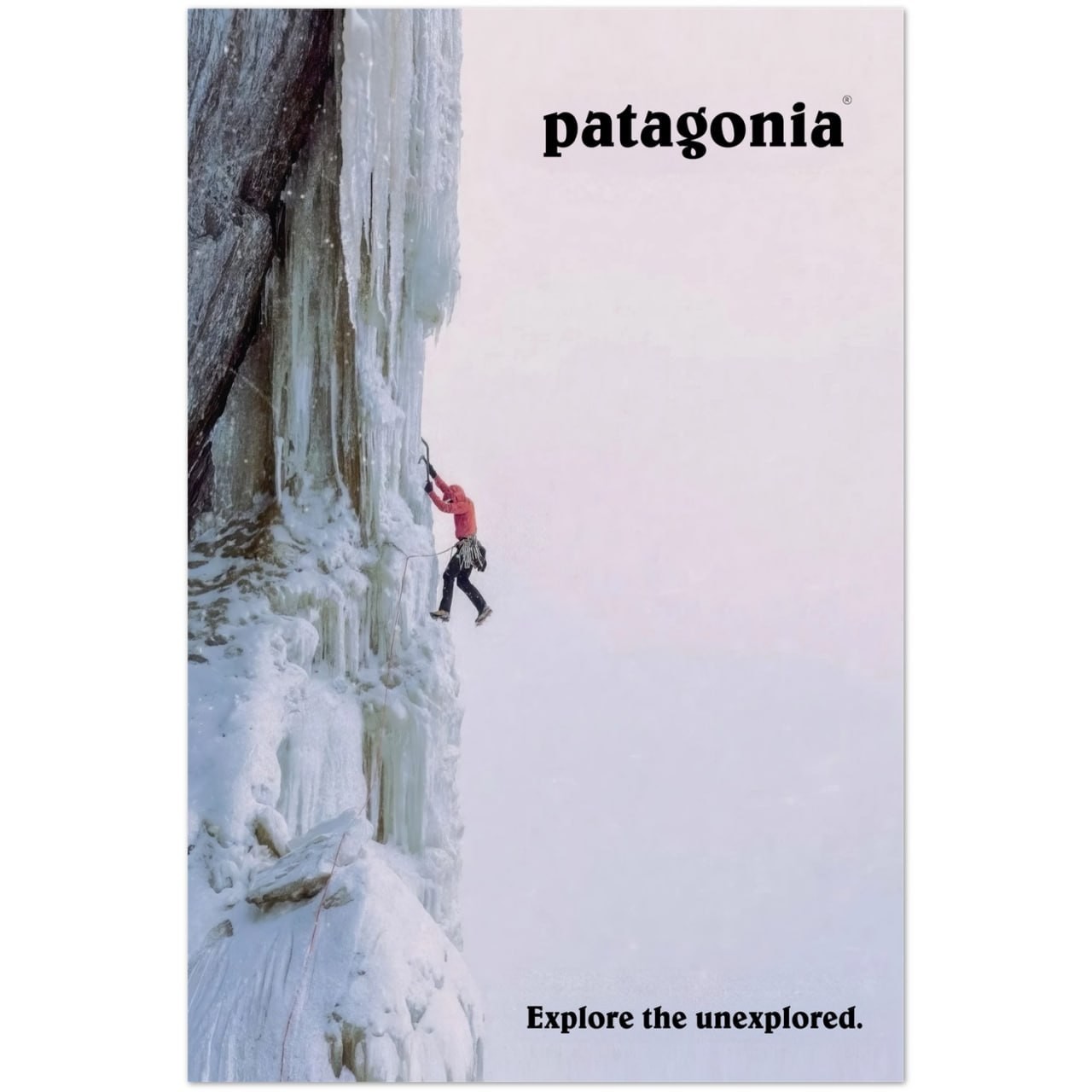 Patagonia Explore The Unexplored Adventure Poster