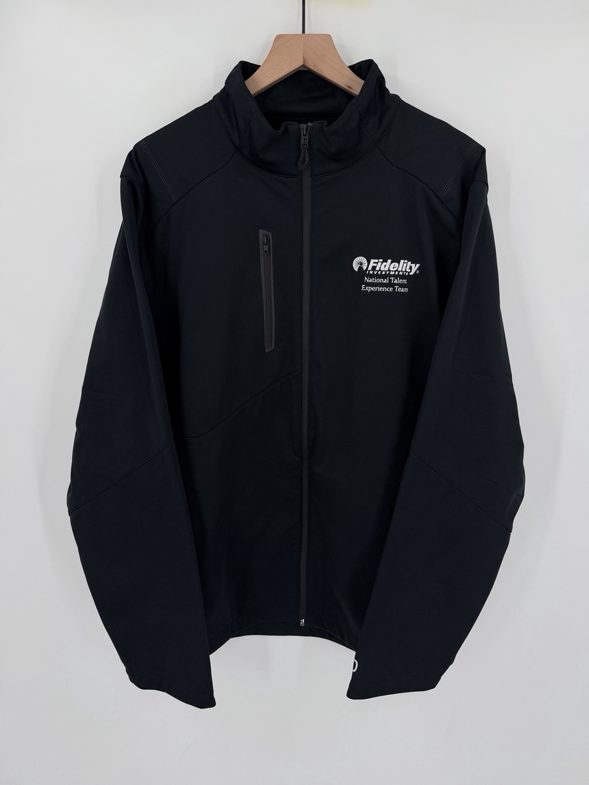 Fidelity Investments Ogio Jacket Men’s XXL Black SoftShell Finance Banker