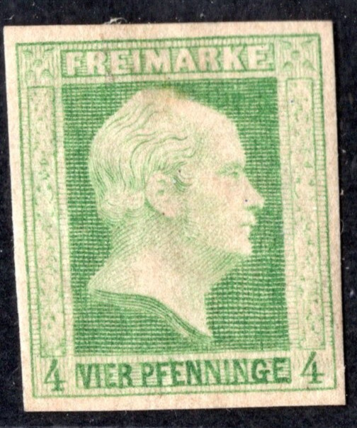 GERMANY PRUSSIA 1850 SCOTT #1 MINT HINGED
