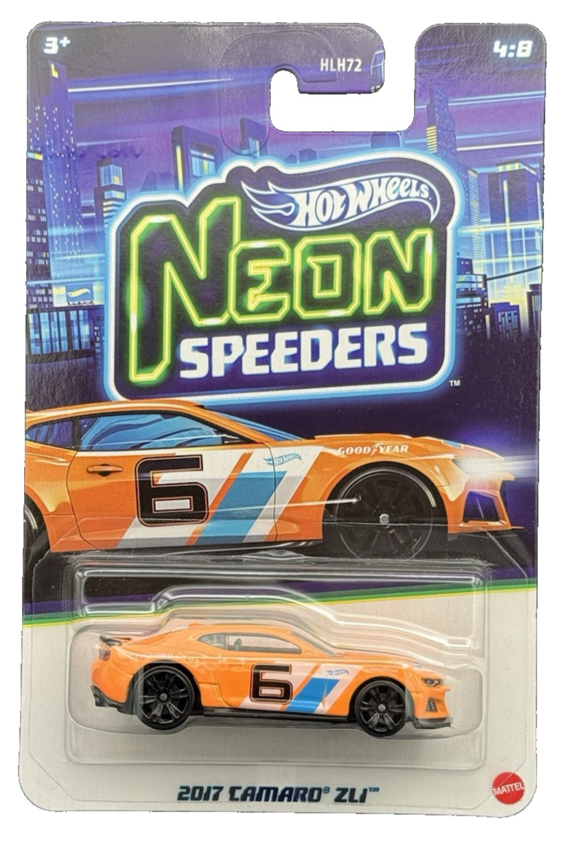 Hot Wheels 2026 HW Neon Speeders 4:8 Orange 2017 Chevrolet Camaro ZL1
