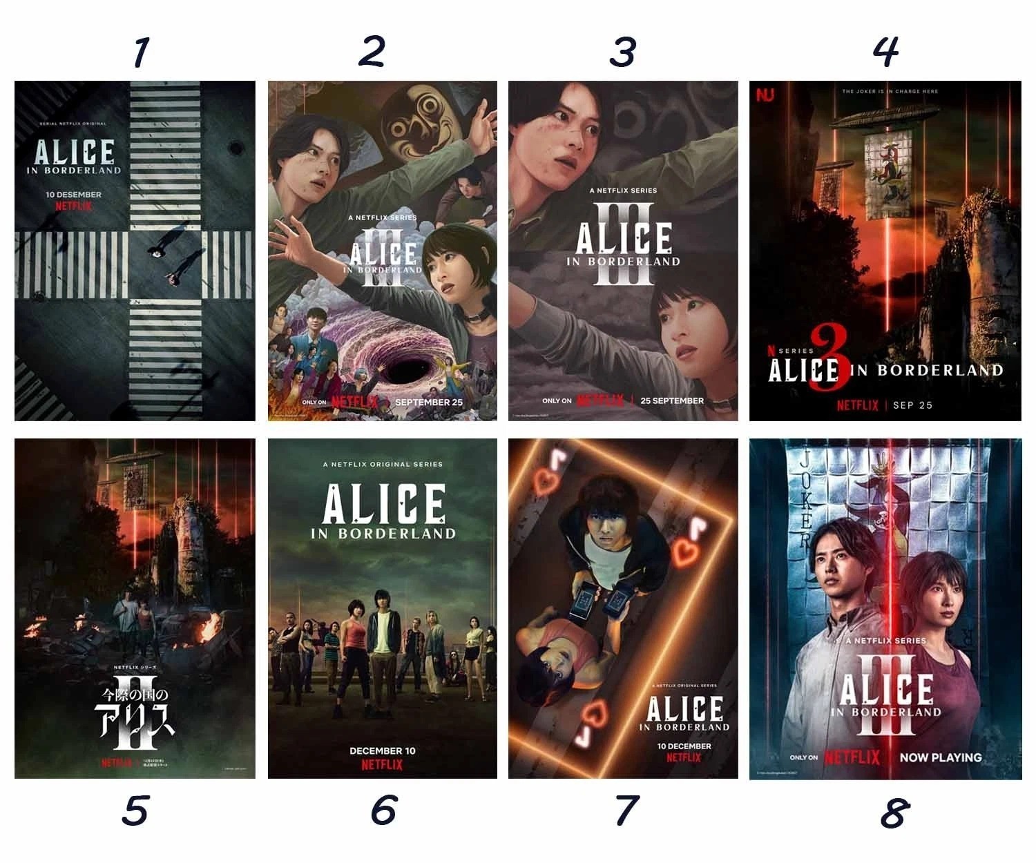 Alice In Borderland Netflix Survival Thriller Series Poster