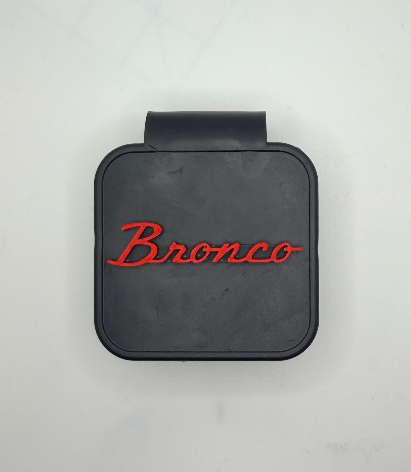 Bronco Vintage Script Trailer Hitch Cover Plug Ford SUV 2\