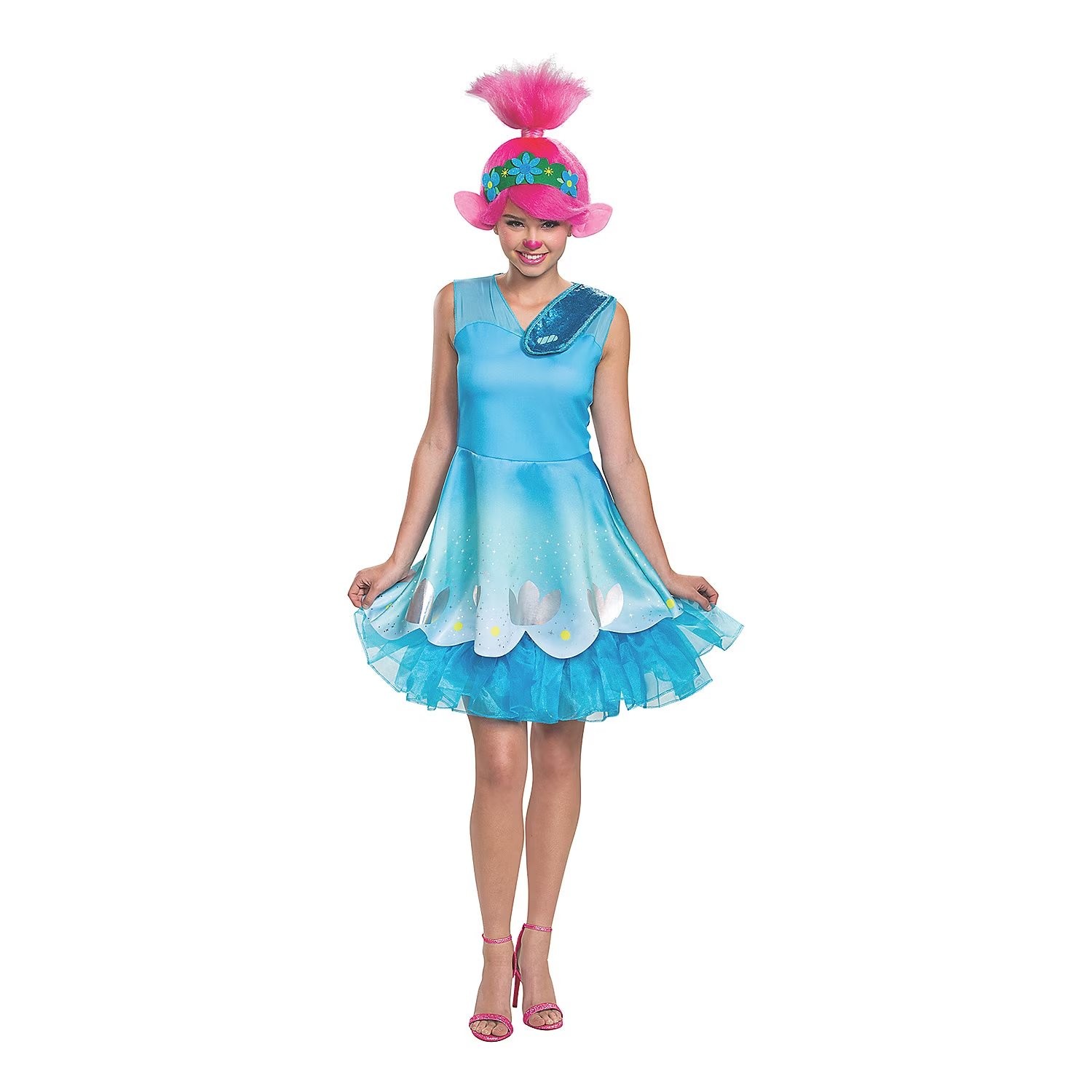 Disguise Womens Trolls 2 World Tour Poppy Costume - Size Small
