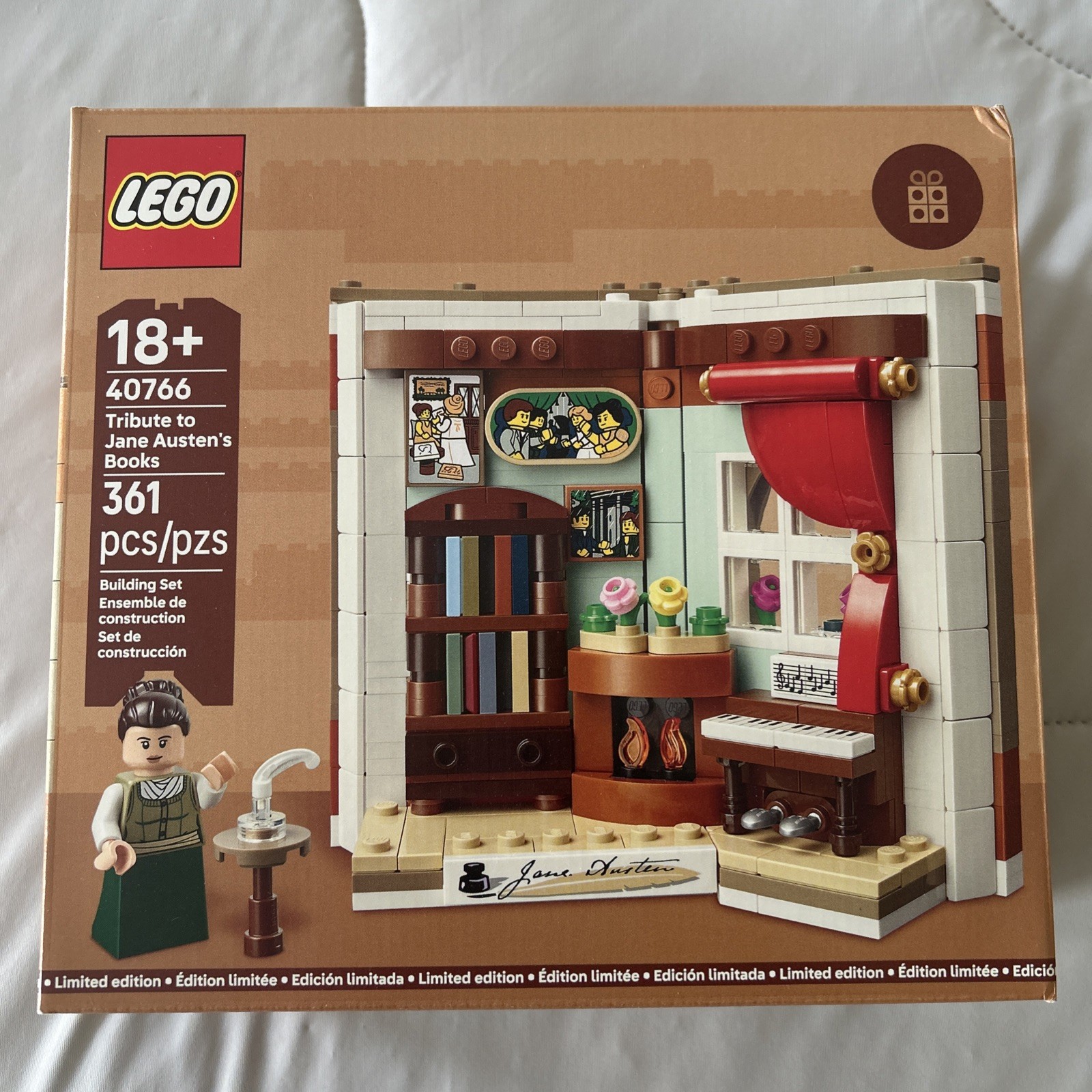 LEGO 40766 Tribute to Jane Austen's Books GWP, Sealed Brand New