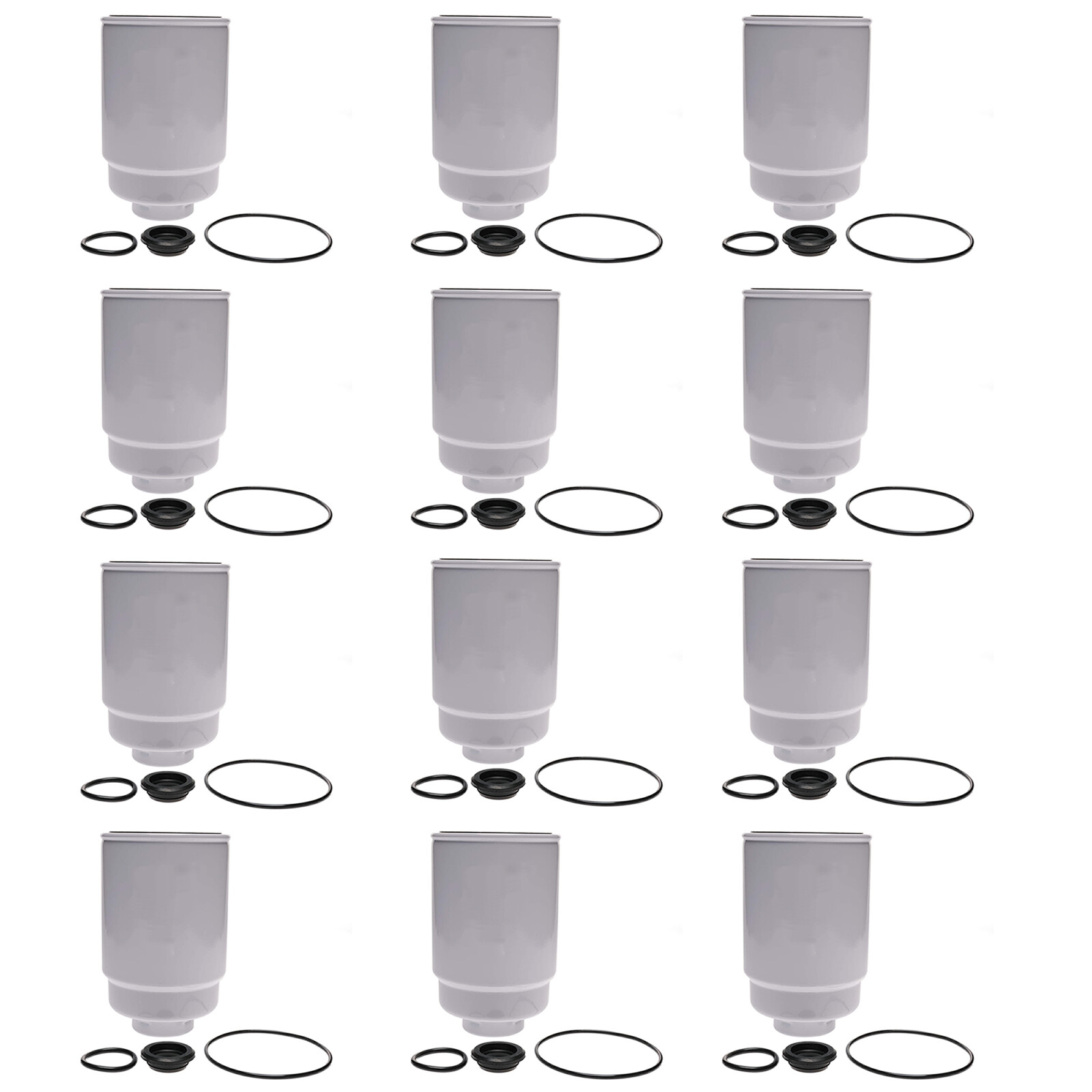 12X TP3018 Fuel Filter For Duramax 6.6L Chevy Silverado/GMC Diesel Engine TP3012