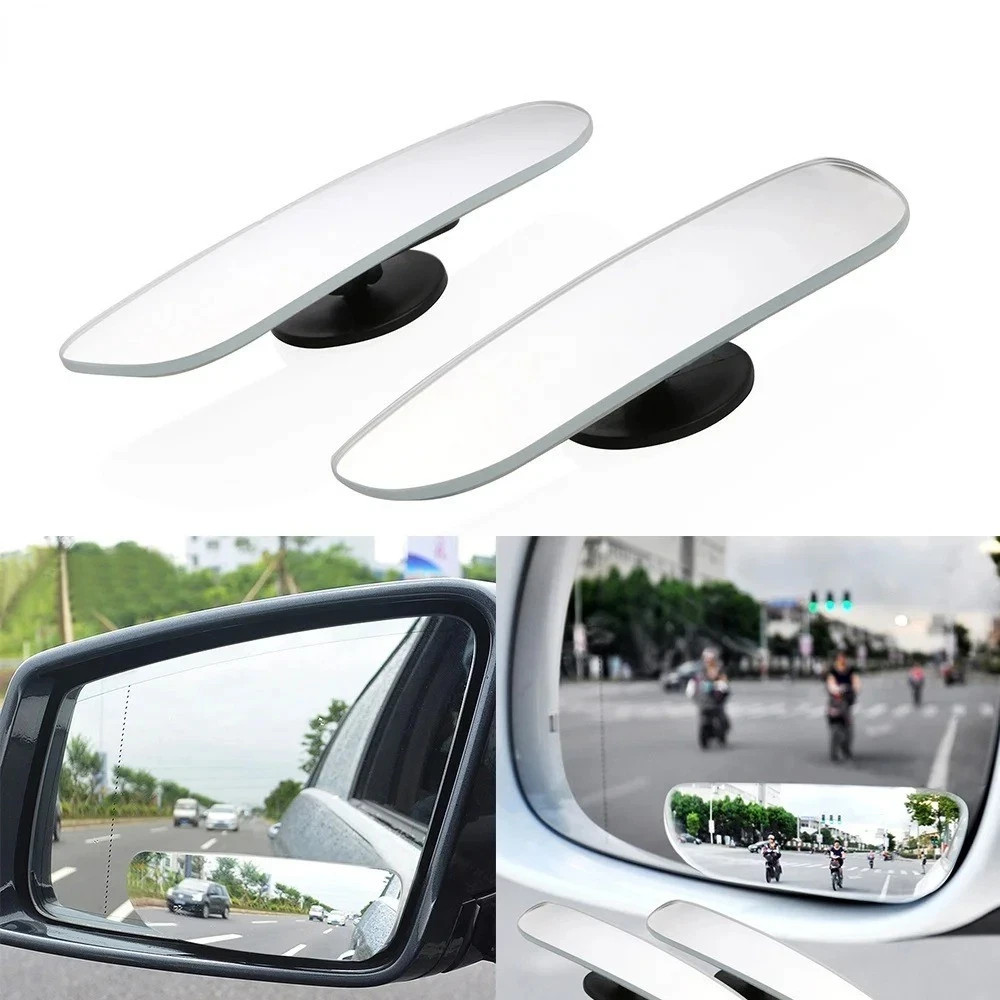 2Pcs Blind Spot Mirror Auto 360° Wide Angle Convex Rear Side View Car Truck SUV