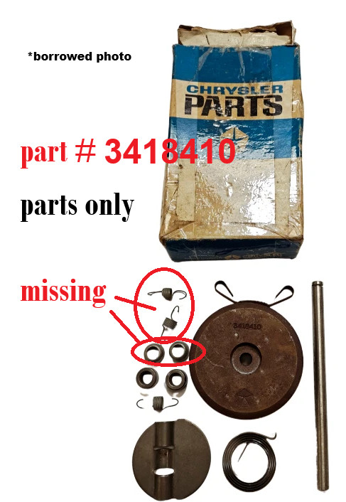 1970-74 Chrysler Plym Belvedere Heat Riser Control Kit 383 440 3420045 - 3418410