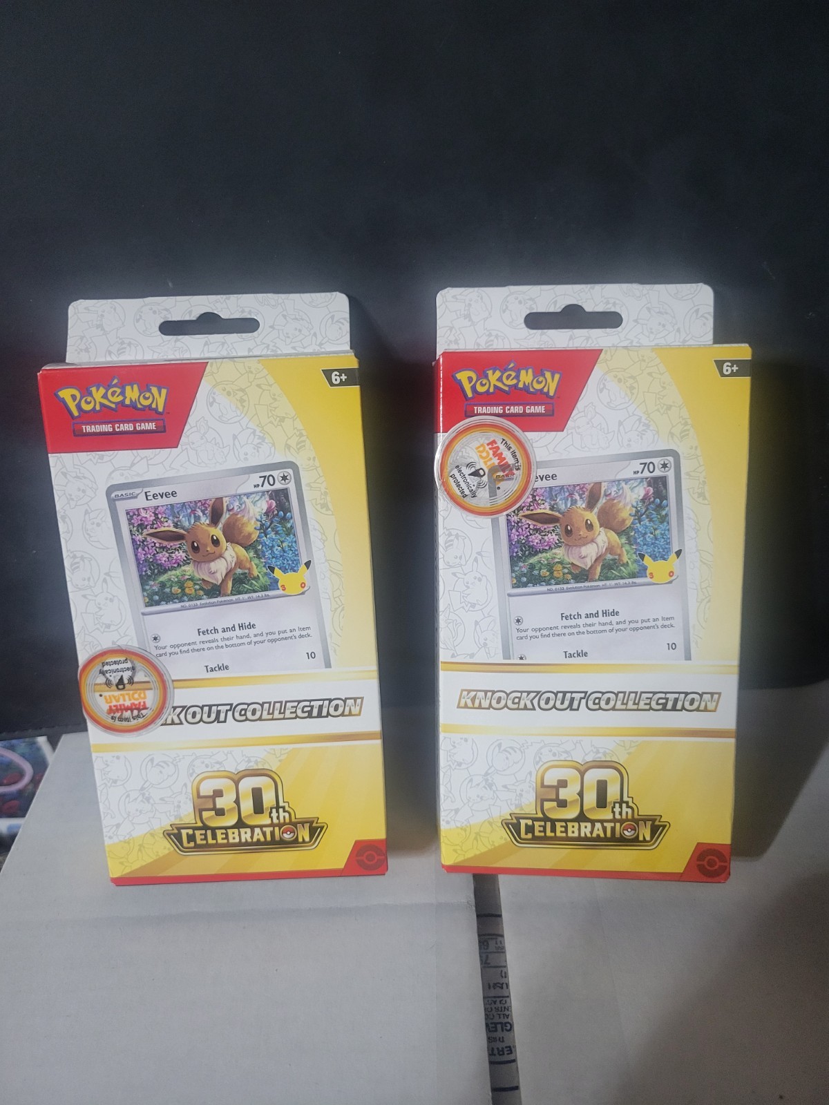 Lot of 2 - Pokemon TCG 30th Anniversary Celebration Knock Out Collection Boxes