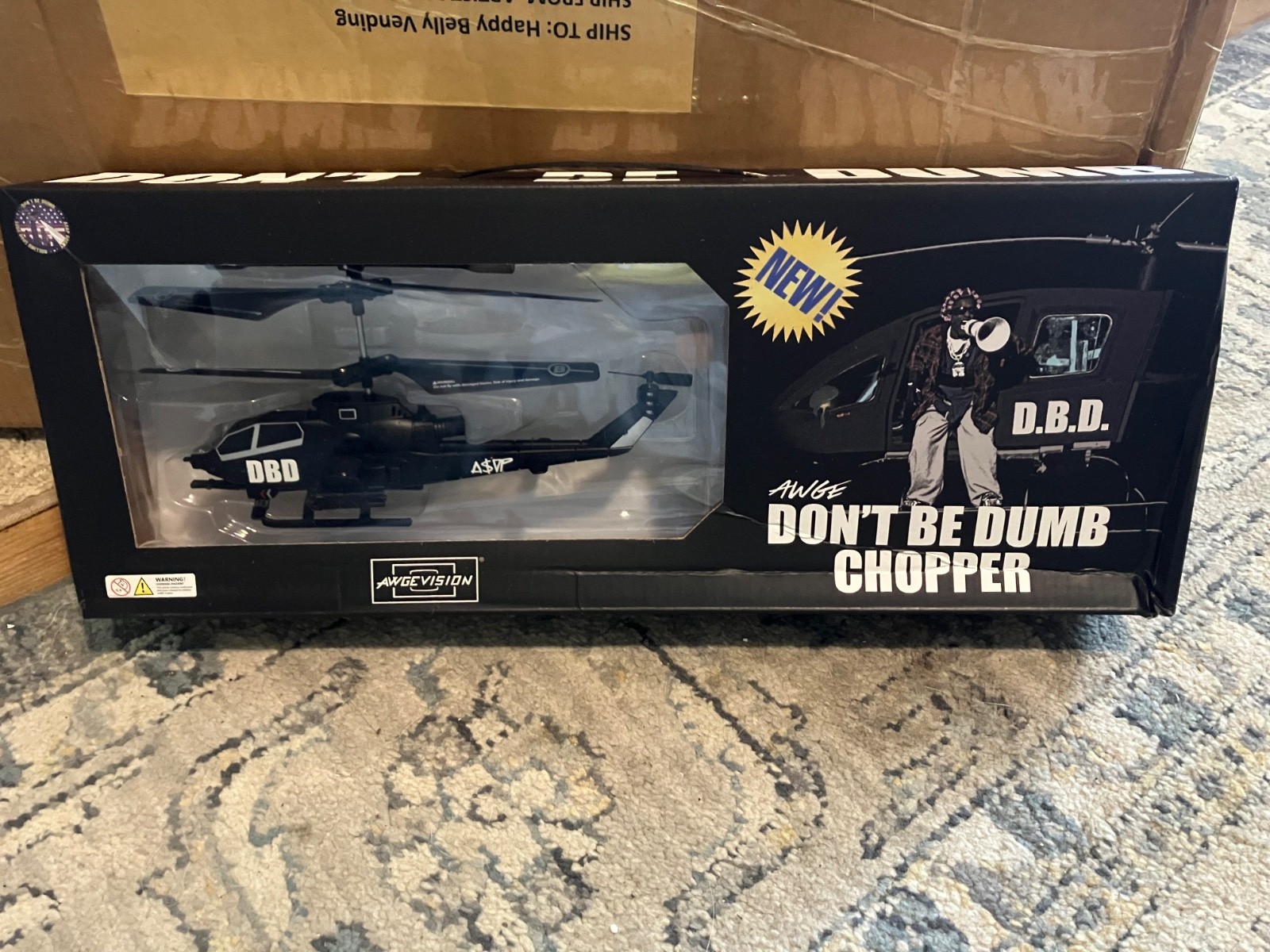 Don’t be dumb tour,  RC chopper ASAP ROCKY collectible. Brand new