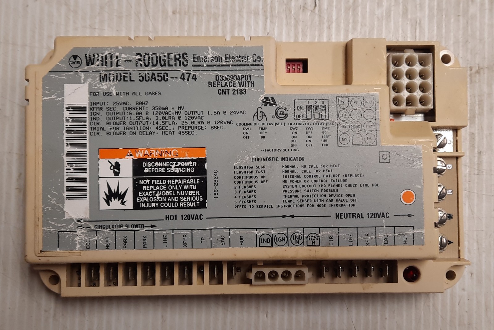 White Rogers Model 50A50-474