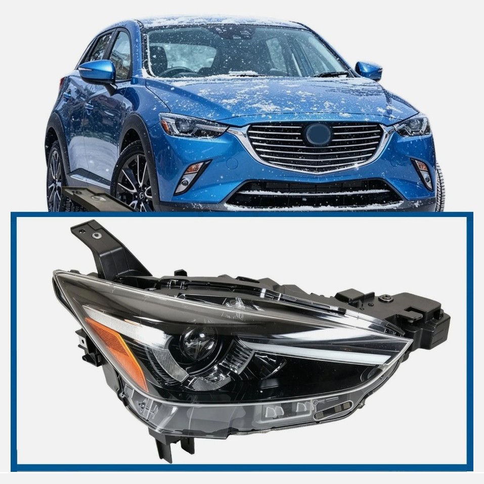 Full LED Headlight Assembly Right DH5C51030 For 2019 2020 2021 Mazda CX-3 W/ AFS