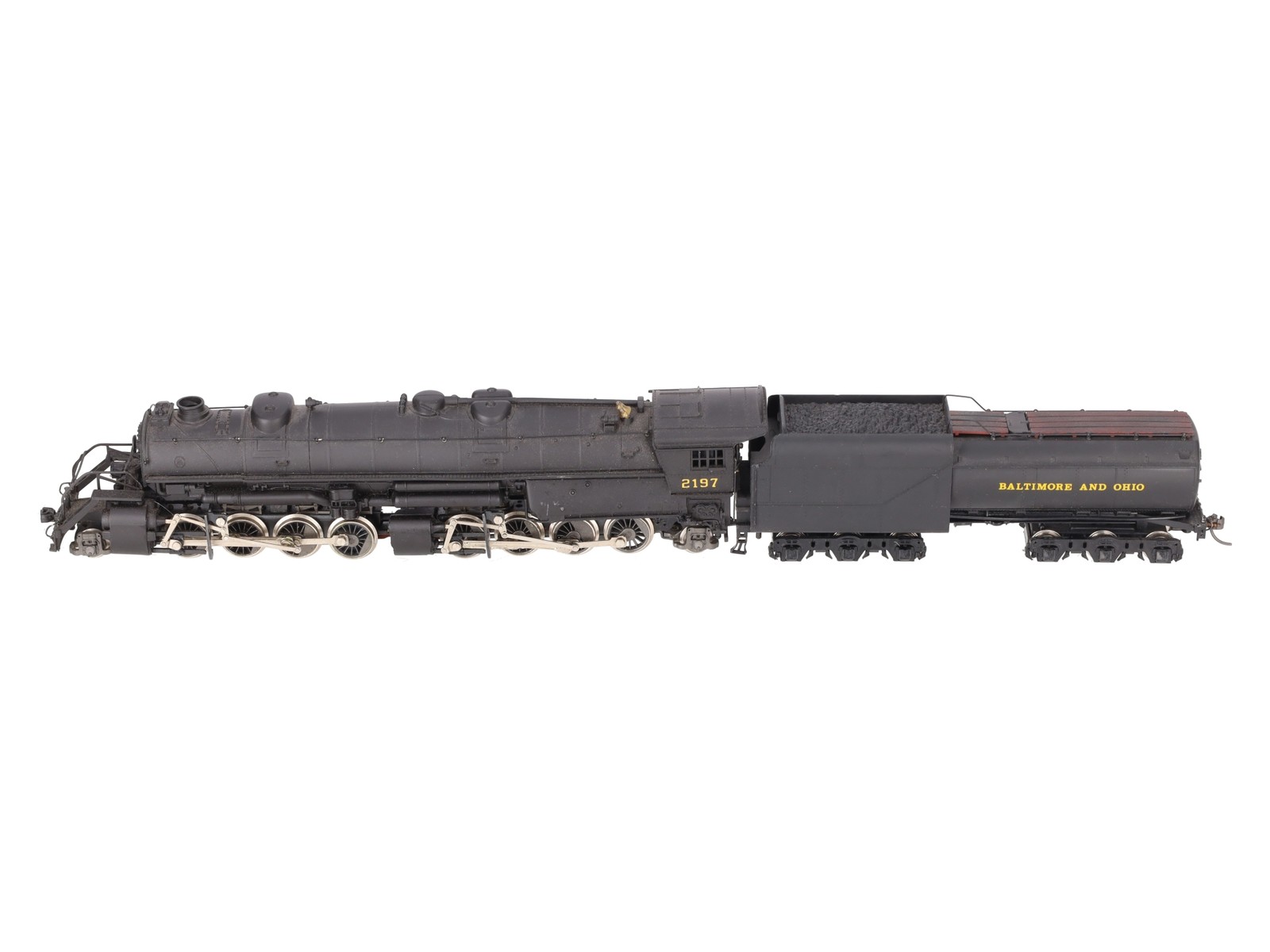AHM 2197 HO Scale Baltimore & Ohio Mallet Steam Engine & Tender #2197