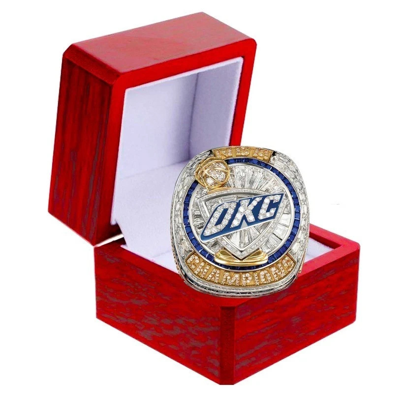 2025 NBA Oklahoma City Thunder Championship Ring with Box SIZE9 11 13