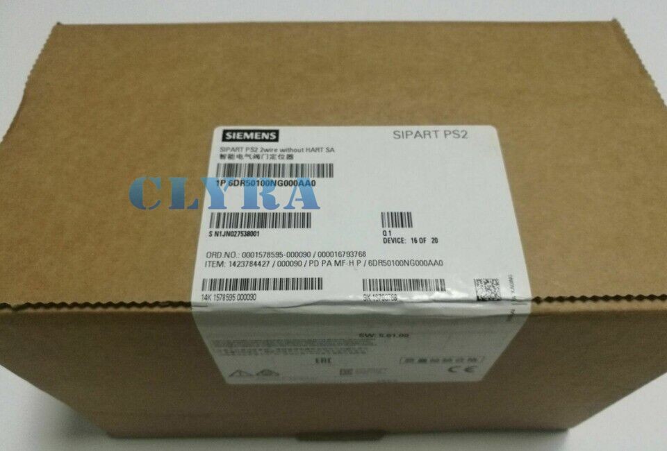 6DR5 010-0NG00-0AA0 NEW SIEMENS 6DR5010-0NG00-0AA0 SIPART PS2 Valve Positioner