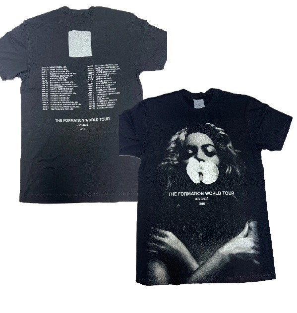 BEYONCE The Formation World TOUR 2016 TEE BLACK T-SHIRT OFFICIAL unisex NEW BEYONCE The Formation World TOUR 2016 TEE BLACK T-SHIRT OFFICIAL unisex NEW