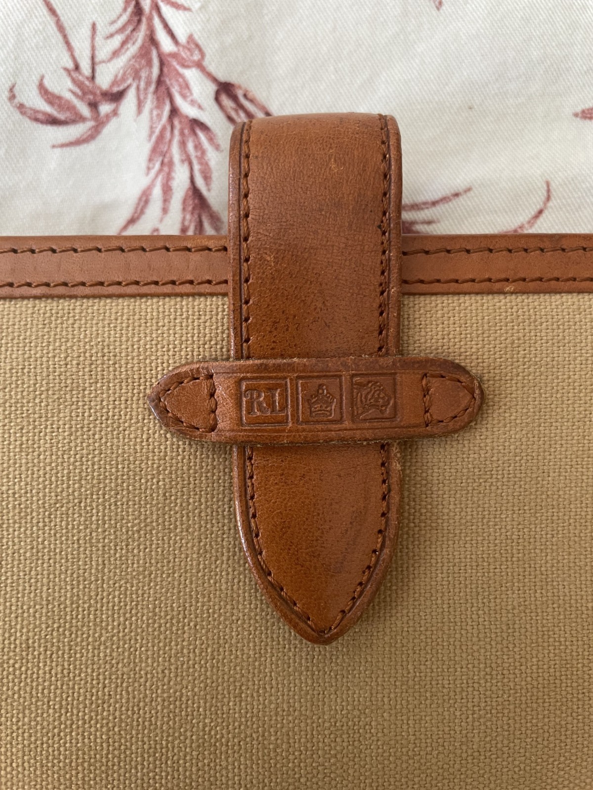 Very Rare Polo Ralph Lauren Safari Portfolio Organizer Zipper Binder